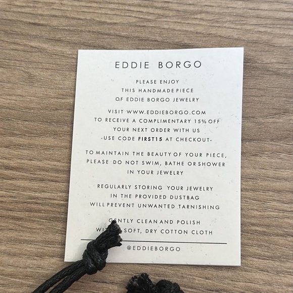 NWT 2 Piece Set Eddie Borgo Supra Chain Link Necklace & Earrings - Picture 6 of 6